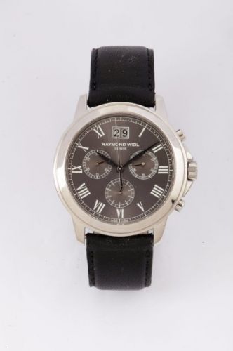 RAYMOND WEIL vers 2000 Chronographe bracelet en acier